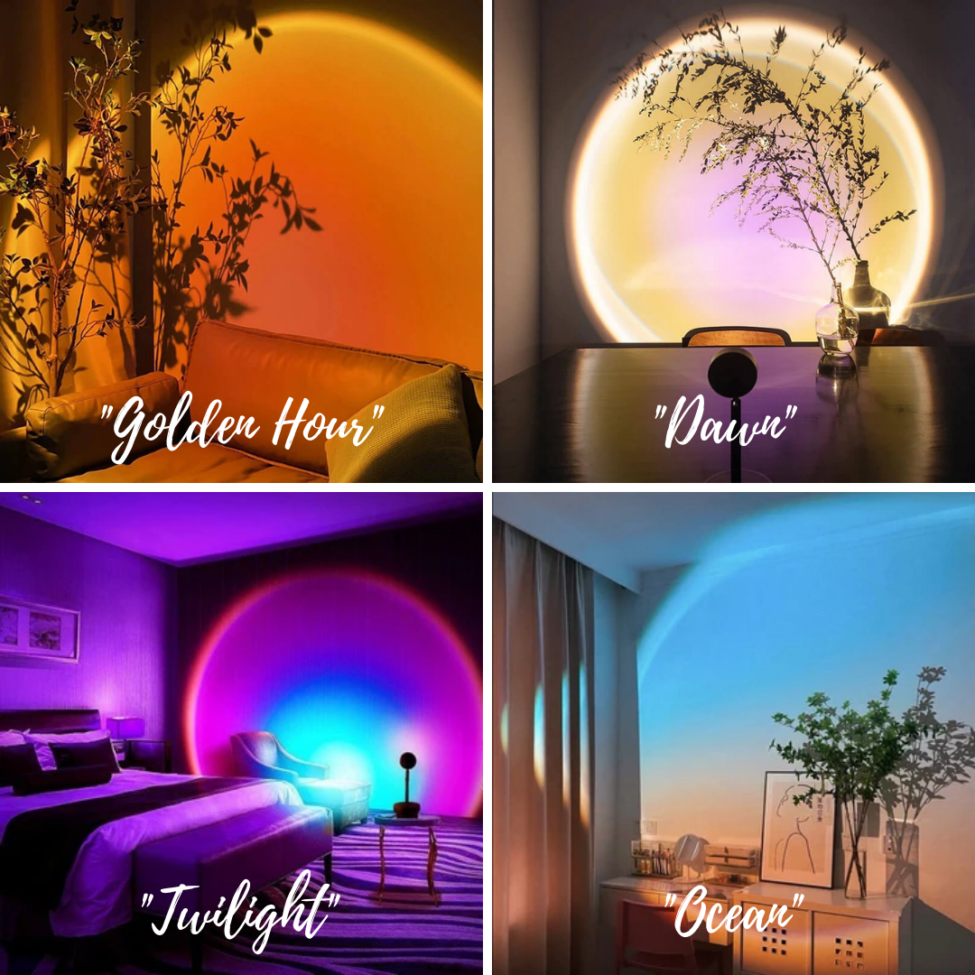 The Sunset Projector Lamp 4 in 1